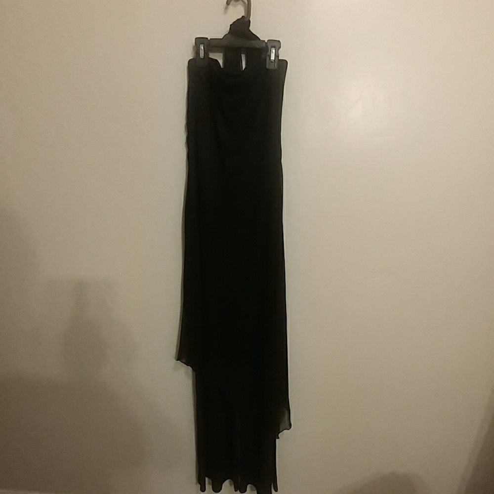Dressy jump suit , tube top style black